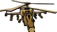 Lasercut-Holz-Helikopter-Modellbau